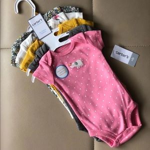 Carter’s Baby Girl 5-pack Bodysuits